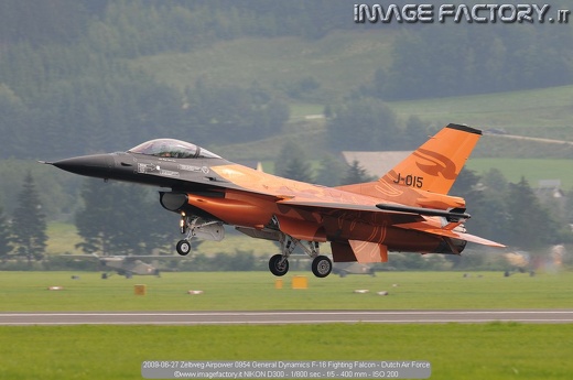 2009-06-27 Zeltweg Airpower 0954 General Dynamics F-16 Fighting Falcon - Dutch Air Force
